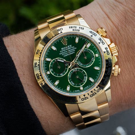 gold green daytona|rolex daytona value chart.